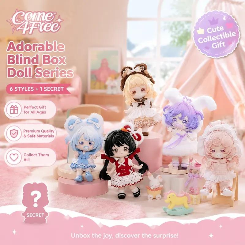 Collectible & Vintage Dolls For Christmas - سلسلة صناديق المفاجآت من Come4free: دمى