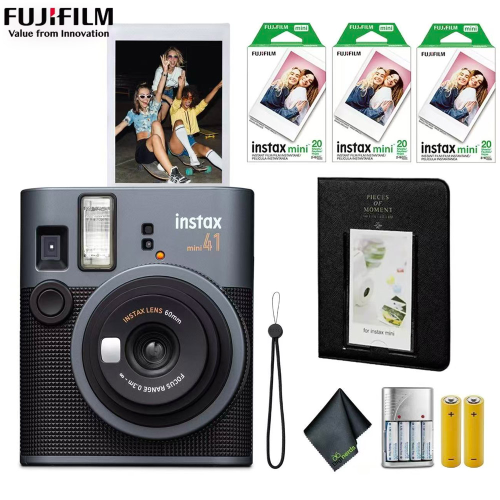 Instant Film Pack - اختياري (20/40 ورقة) كاميرا فوجيفيلم إنستاكس