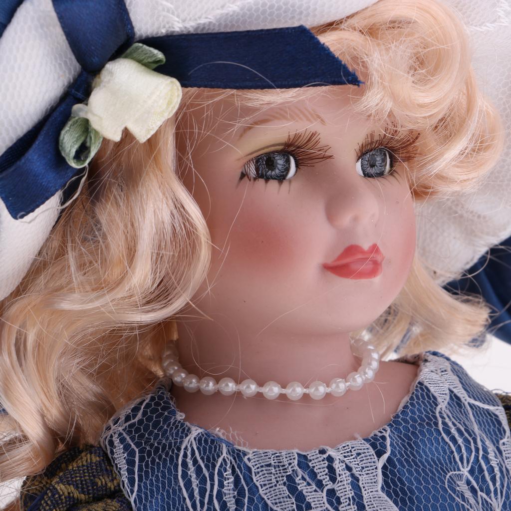Vintage Collectible Porcelain Dolls - دمى خزفية قابلة للتجميع بتصميم عتيق،