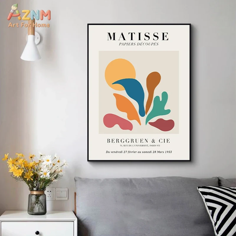 Vintage Collectible Posters - لوحة قماشية من AZNM بتصميم عتيق