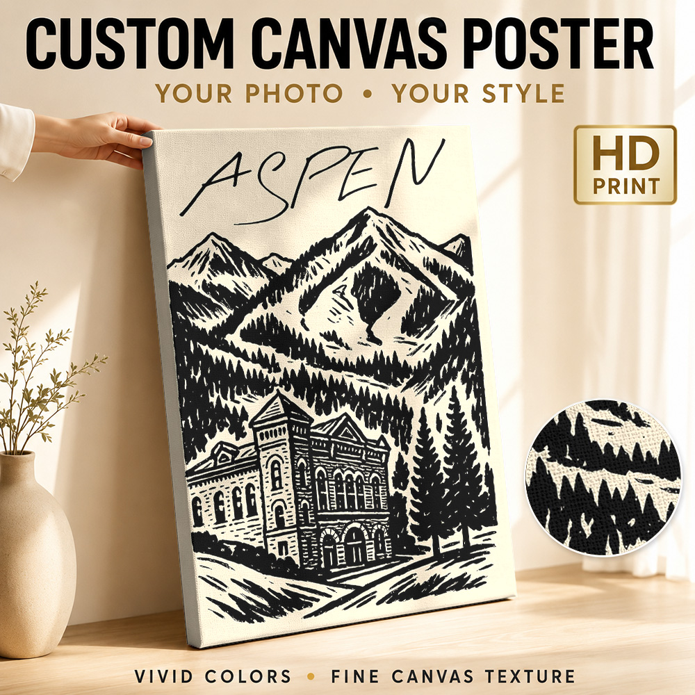 Vintage Collectible Posters - لوحة قماشية مطبوعة بتصميم 