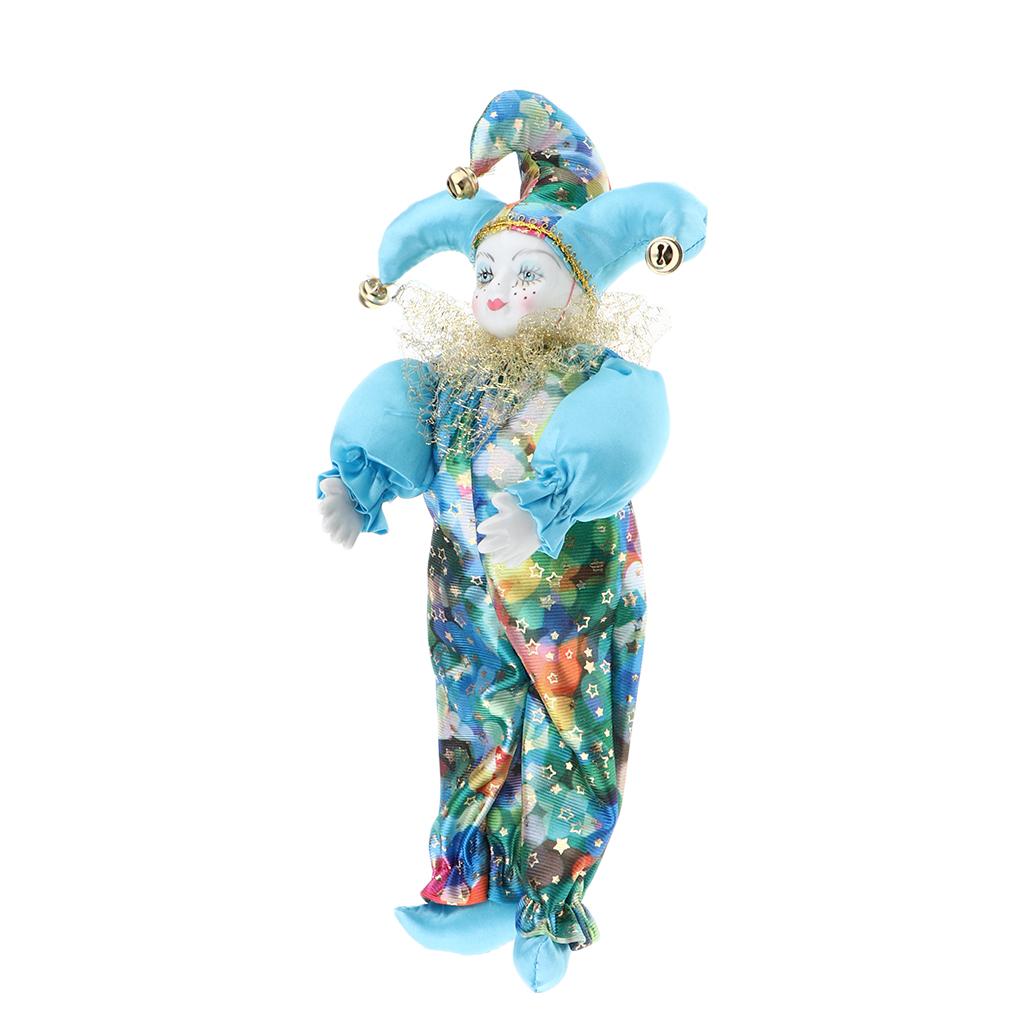 Vintage Collectible Porcelain Dolls - تمثال مهرج عتيق مضحك من البورسلين،