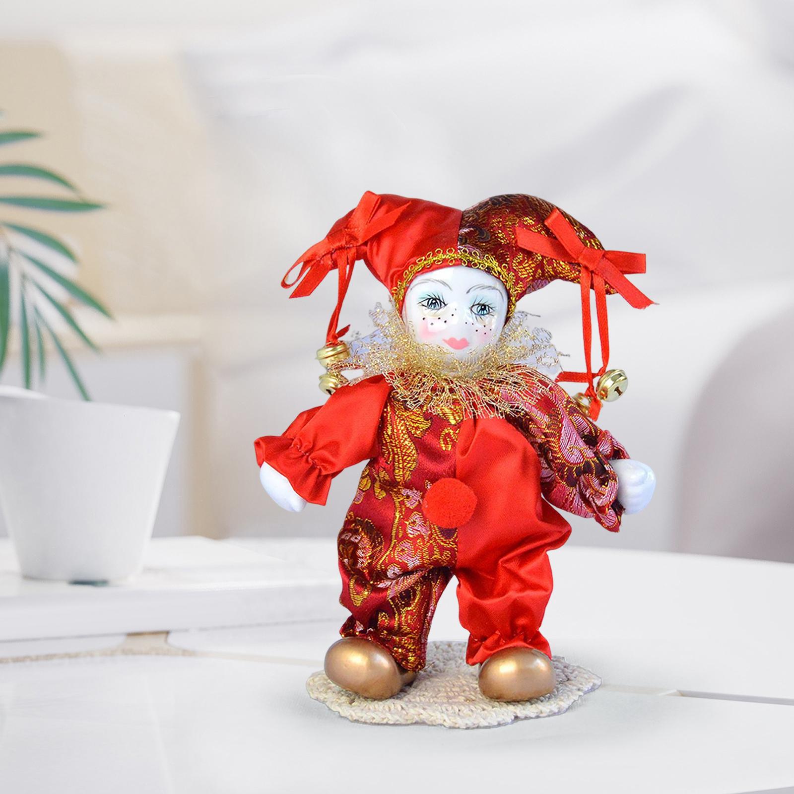 دمية هارليكوين عتيقة ، دمية عت - مراجعة Vintage Collectible Porcelain Dolls وسعره