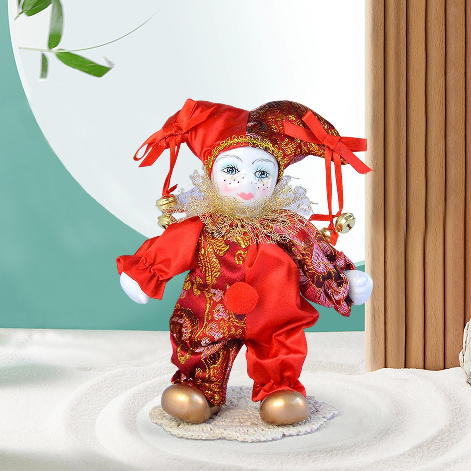دمية هارليكوين عتيقة ، دمية عت - مراجعة Vintage Collectible Porcelain Dolls وسعره