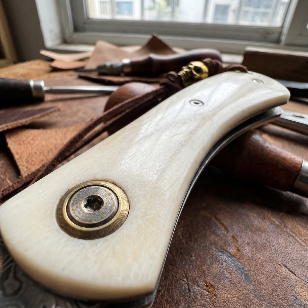 سكين جيب قابل للطي صغير من الف - مراجعة Vintage Collectible Knives وسعره