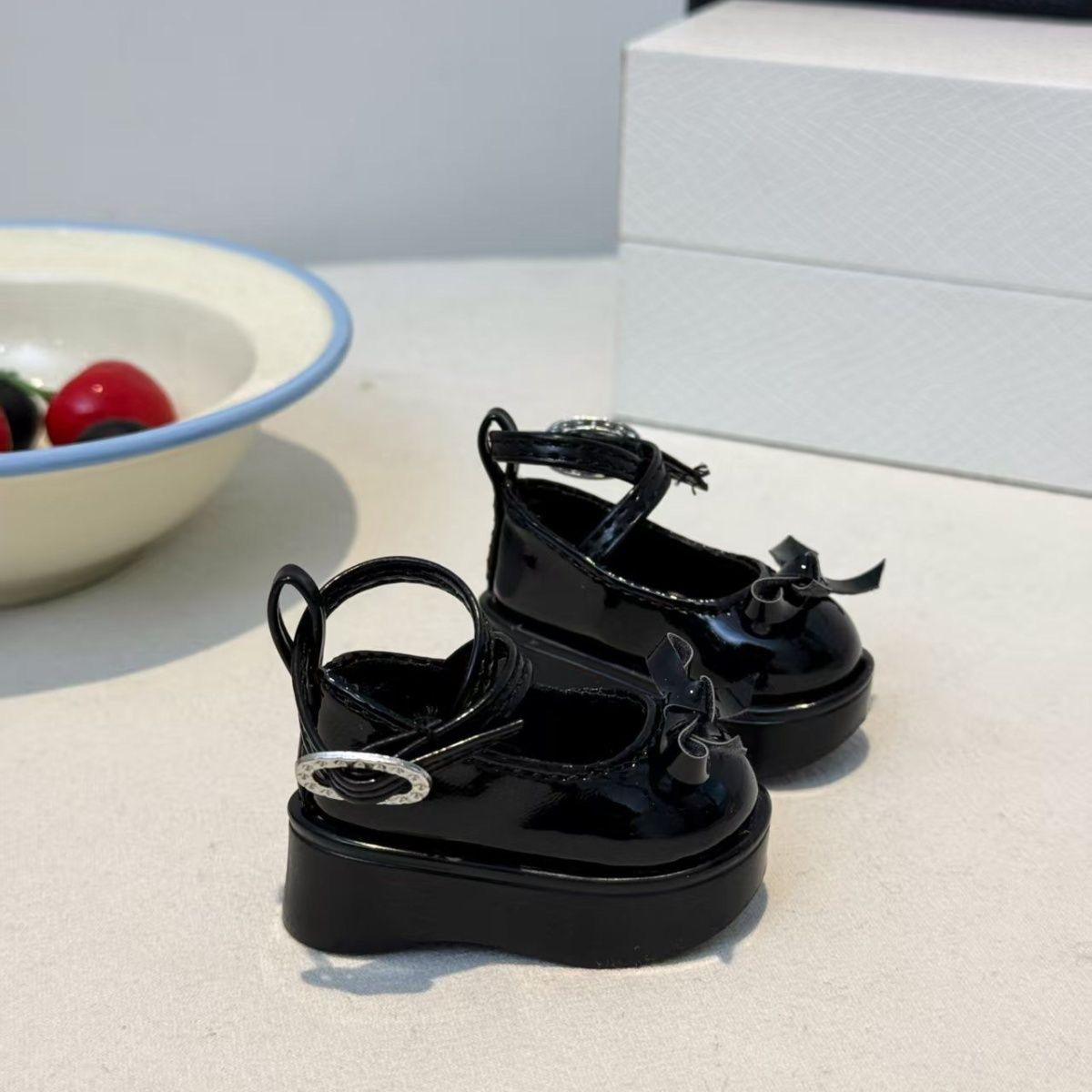 أحذية دمى بنية اللون برباط مسط - مراجعة Vintage Collectible And Vintage Dolls وسعره