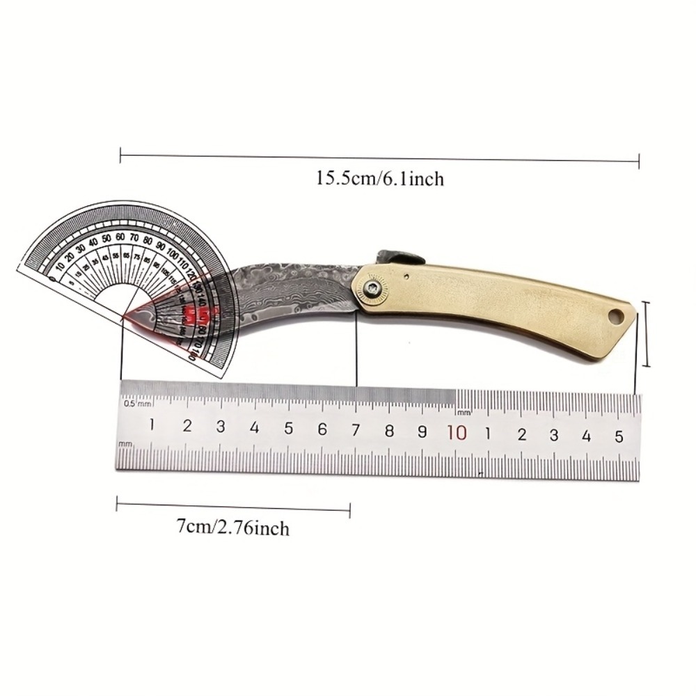 سكين جيب قابل للطي بمقبض نحاسي - مراجعة Vintage Collectible Pocket Knives وسعره
