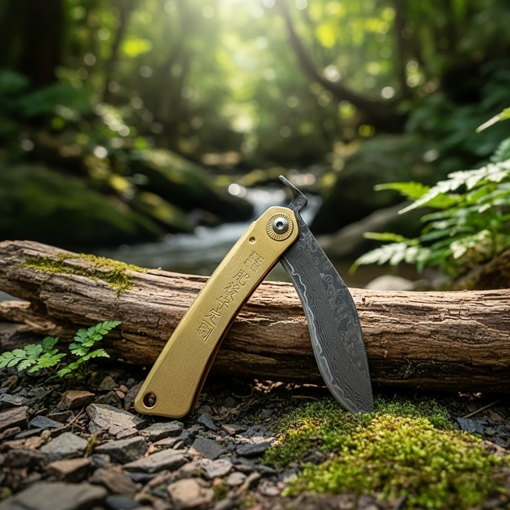 سكين جيب قابل للطي بمقبض نحاسي - مراجعة Vintage Collectible Pocket Knives وسعره
