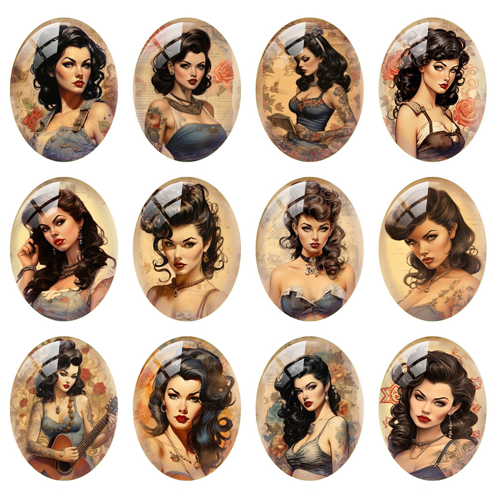 كابوشون زجاجي مسطح الظهر بتصمي - مراجعة Vintage Collectibles For Sale وسعره