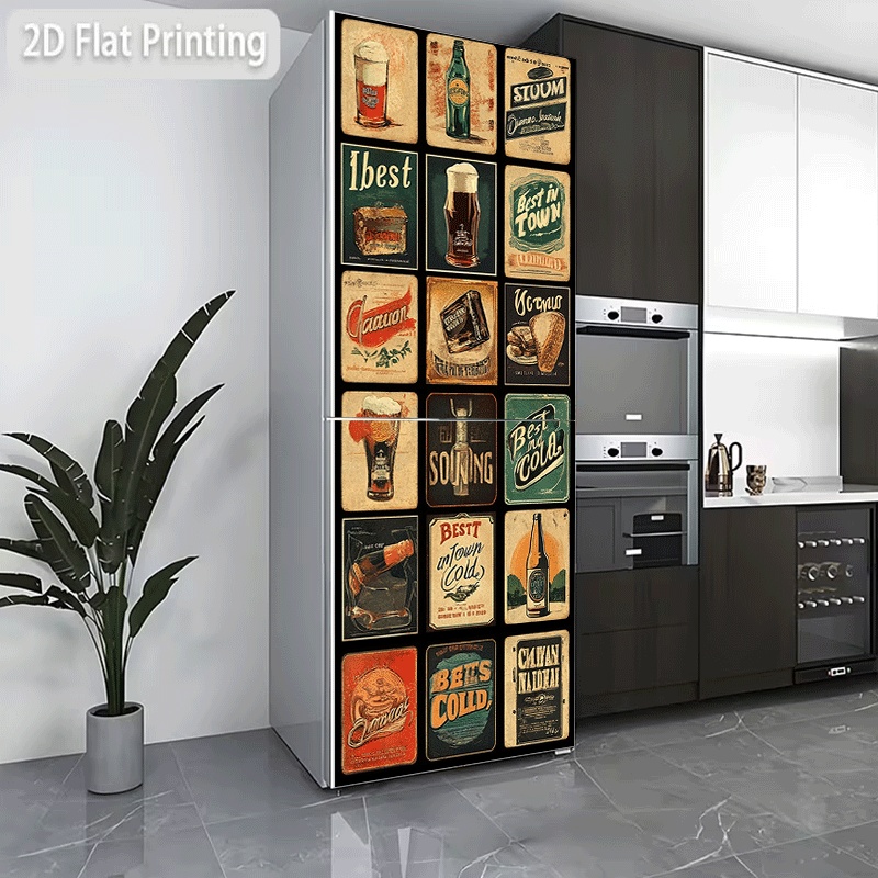 ملصق للثلاجة، ملصق للثلاجة وغس - مراجعة Vintage Collectible Posters وسعره