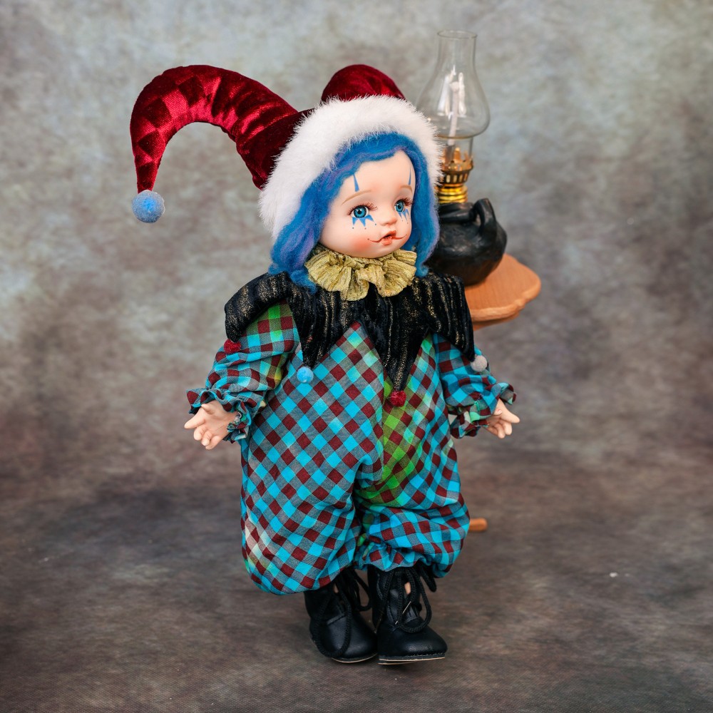 هدية الهالوين: دمية مهرج سيرام - مراجعة Vintage Collectible And Vintage Dolls وسعره
